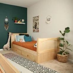 Maxtrix Twin XL Basic Bed - Medium 16 Maxtrix Twin XL Basic Bed - Medium -Babyletto Store 1040 XL NS Lifestyle 1582215756711 656x656 crop center f1539ecc 6b0b 4b53 8815 b951dcdefc00