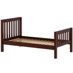 Maxtrix Twin Traditional Bed With Low Bed End -Babyletto Store 1180 cs