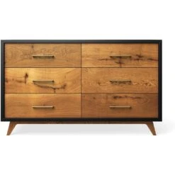 Romina Uptown Double Dresser 30 Romina Uptown Double Dresser -Babyletto Store 15008SB Gold