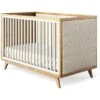 Romina Uptown Classic Crib (Tufted Sides) -Babyletto Store 15017BS BGL