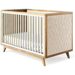 Romina Uptown Classic Crib (Tufted Sides) -Babyletto Store 15017BS BGV
