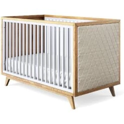 Romina Uptown Classic Crib (Tufted Sides) -Babyletto Store 15017DV BGL