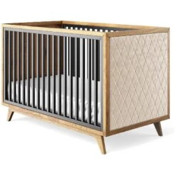 Romina Uptown Classic Crib (Tufted Sides) -Babyletto Store 15017OG BGV