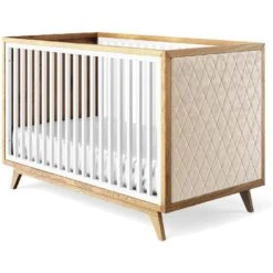 Romina Uptown Classic Crib (Tufted Sides) -Babyletto Store 15017SW BGV