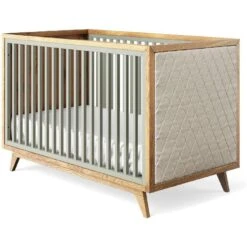 Romina Uptown Classic Crib (Tufted Sides) -Babyletto Store 15017VG BGL