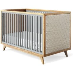 Romina Uptown Classic Crib (Tufted Sides) -Babyletto Store 15017WG BGL