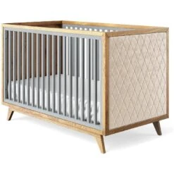 Romina Uptown Classic Crib (Tufted Sides) -Babyletto Store 15017WG BGV
