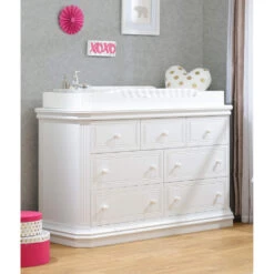 Sorelle Vista Elite Double Dresser 32 Sorelle Vista Elite Double Dresser -Babyletto Store 181212VistaEliteArchTopDresserTopperLifestyleSPFF 51eb8a82 2d0d 4f76 9bbd 9bfcf61ff42c