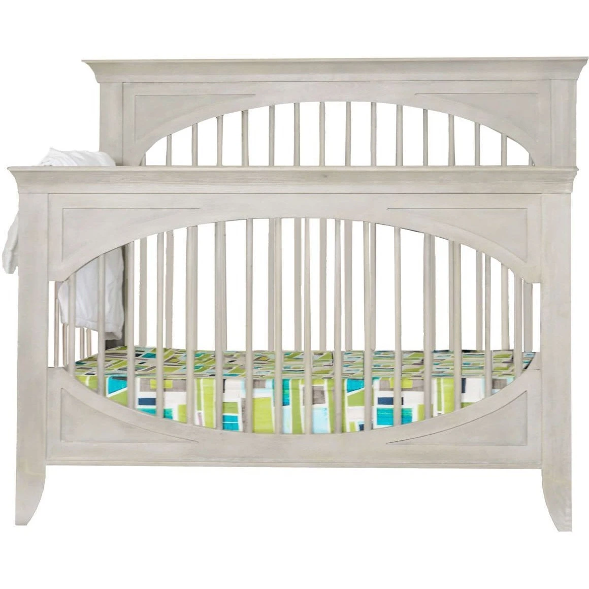 Milk Street Cameo Oval 4-in-1 Convertible Crib 3 Milk Street Cameo Oval 4-in-1 Convertible Crib