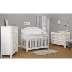 Sorelle Finley Elite Panel Crib -Babyletto Store 210306finleyarchtopcriblifestylef 8ae516ea 938b 429e 86f3 011bf5e9d058