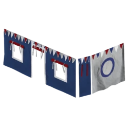 Maxtrix Full Low Loft / Bunk Underbed Curtain 21 Maxtrix Full Low Loft / Bunk Underbed Curtain -Babyletto Store 3250 044