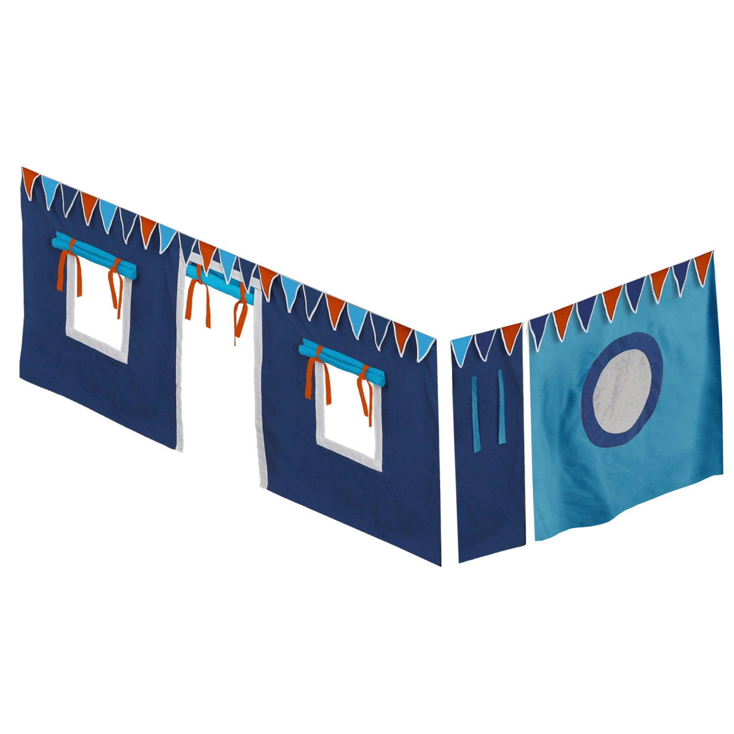 Maxtrix Full Low Loft / Bunk Underbed Curtain 4 Maxtrix Full Low Loft / Bunk Underbed Curtain - Image 2