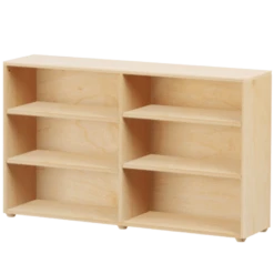 Maxtrix Low 6 Shelf Bookcase