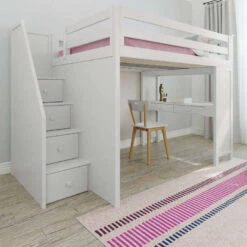 Jackpot Deluxe Fulham Full Size Loft With Staircase + Desk