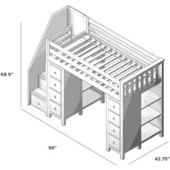 Jackpot Deluxe Chester Staircase Loft Bed Storage + Storage -Babyletto Store 71 955 002 8 900x 8778bfe7 0c57 4e3b b627 7355765cea84