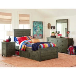 Legacy Classic Kids Bunkhouse Louvered Panel Twin Bed -Babyletto Store 8830 4103K BR RS ddb17a57 32b3 4ea8 8407 7b61c2aa4117