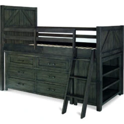 Legacy Classic Kids Bunkhouse Mid Loft Twin Bed -Babyletto Store 8830 8330K 1100 7200 2 S 7602dc8b e88a 406b b764 a544bd722e85