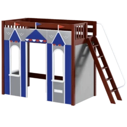 Maxtrix Twin High Loft Bed With Angled Ladder + Playhouse Panels -Babyletto Store ARENA44 CS 721f9d01 3be1 4731 91a7 f7d42adbeef9