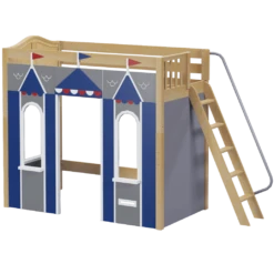 Maxtrix Twin High Loft Bed With Angled Ladder + Playhouse Panels -Babyletto Store ARENA44 NC 74ad25c7 cf2e 4dea a6aa 9972a9884f01