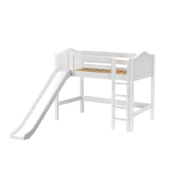 Maxtrix Twin Mid Loft Bed With Slide -Babyletto Store AWESOME WC c9ad272d 07b5 4c9b a21a a682c96a6cde