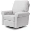 Franklin & Ben Monroe Pillowback Power Recliner 2 Franklin & Ben Monroe Pillowback Power Recliner -Babyletto Store B17787FTLG White Background Main 01 75b13cdb f695 42ee bc99 96448d3f5520