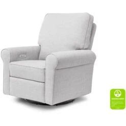 Franklin & Ben Monroe Pillowback Power Recliner 35 Franklin & Ben Monroe Pillowback Power Recliner -Babyletto Store B17787FTLG White Background Main Greenguard 00 a6297beb 679b 4de9 b4cb 2355d9f4e3fd