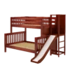 Maxtrix Medium Twin Over Full Bunk Bed With Slide Platform 1 Maxtrix Medium Twin Over Full Bunk Bed With Slide Platform -Babyletto Store BLEND CS