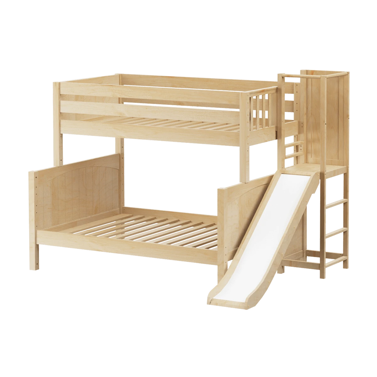 Maxtrix Medium Twin Over Full Bunk Bed With Slide Platform 7 Maxtrix Medium Twin Over Full Bunk Bed With Slide Platform - Image 5