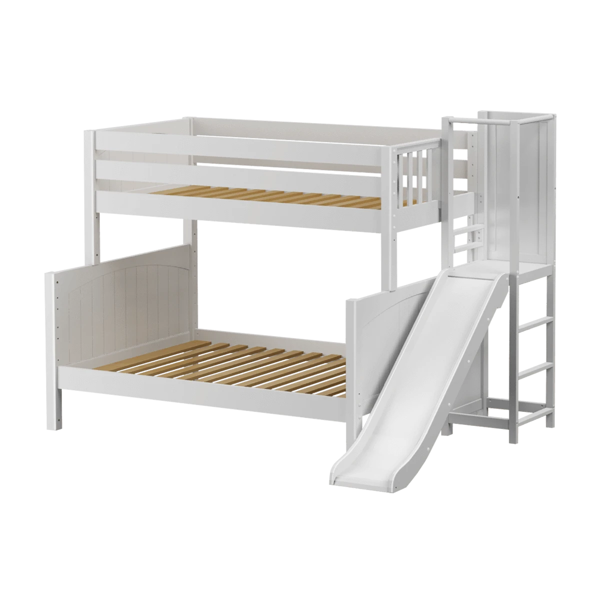 Maxtrix Medium Twin Over Full Bunk Bed With Slide Platform 5 Maxtrix Medium Twin Over Full Bunk Bed With Slide Platform - Image 3