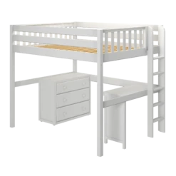 Maxtrix Full High Loft Bed With Desk + Storage 9 Maxtrix Full High Loft Bed With Desk + Storage -Babyletto Store BULKY1 XL WS 65a691fc a9e4 4d74 bb45 b3f7def962f1