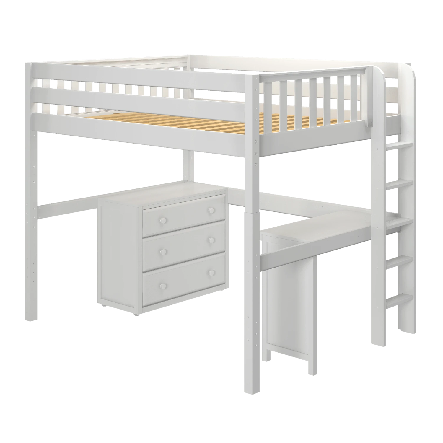 Maxtrix Full High Loft Bed With Desk + Storage 6 Maxtrix Full High Loft Bed With Desk + Storage - Image 4