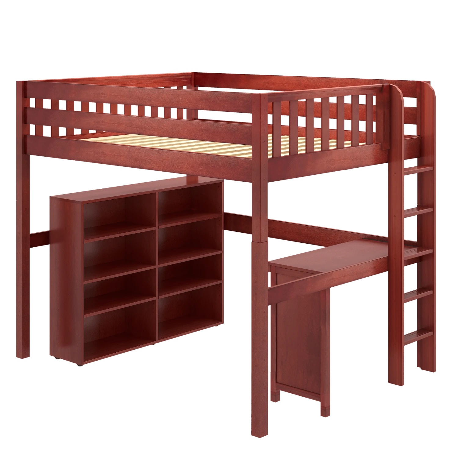 Maxtrix Full XL High Loft Bed With Desk + Storage 7 Maxtrix Full XL High Loft Bed With Desk + Storage - Image 5