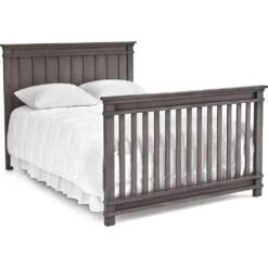 Dolce Babi Bocca Convertible Bed Rail 8 Dolce Babi Bocca Convertible Bed Rail -Babyletto Store Bocca Gray FullBed SR