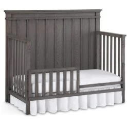 Dolce Babi Bocca Convertible Guard Rail -Babyletto Store Bocca Gray TodlerBed SR