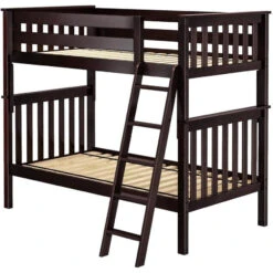 Jackpot Deluxe Bristol Twin Over Twin Bunk With Angle Ladder 11 Jackpot Deluxe Bristol Twin Over Twin Bunk With Angle Ladder -Babyletto Store Bristol 1 Espresso 1024x1024 1