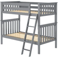 Jackpot Deluxe Bristol Twin Over Twin Bunk With Angle Ladder 12 Jackpot Deluxe Bristol Twin Over Twin Bunk With Angle Ladder -Babyletto Store Bristol 1 Grey 1024x1024 1