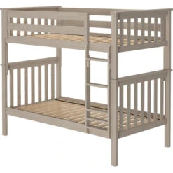Jackpot Deluxe Bristol Twin Over Twin Bunk Bed 15 Jackpot Deluxe Bristol Twin Over Twin Bunk Bed -Babyletto Store BristolwLadderOnRightwVanityPanelOffStoneRight f1f64743 53a4 4529 9f75 ce6739f6cdb2