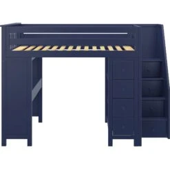 Jackpot Deluxe Buxton Full Size Loft With Staircase + Desk + Storage 21 Jackpot Deluxe Buxton Full Size Loft With Staircase + Desk + Storage -Babyletto Store Buxton3BlueCenter 1 afea0e11 5ef4 4694 85ca 4163b4371dda