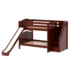 Maxtrix Full Medium Bunk Bed With Stairs + Slide 13 Maxtrix Full Medium Bunk Bed With Stairs + Slide -Babyletto Store CELEBRATE CC