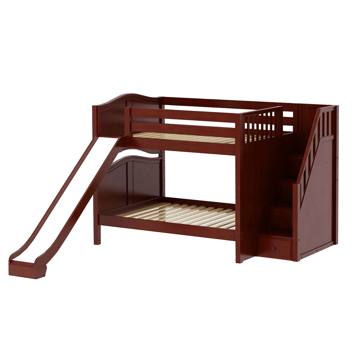 Maxtrix Full Medium Bunk Bed With Stairs + Slide 4 Maxtrix Full Medium Bunk Bed With Stairs + Slide - Image 2