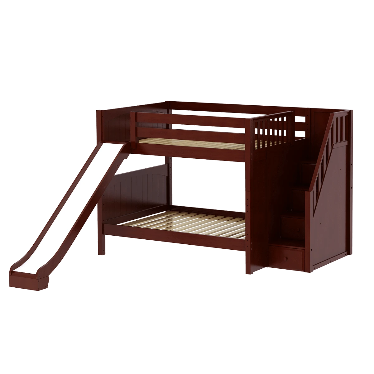 Maxtrix Full Medium Bunk Bed With Stairs + Slide 7 Maxtrix Full Medium Bunk Bed With Stairs + Slide - Image 5