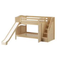 Maxtrix Full Medium Bunk Bed With Stairs + Slide 14 Maxtrix Full Medium Bunk Bed With Stairs + Slide -Babyletto Store CELEBRATE NC
