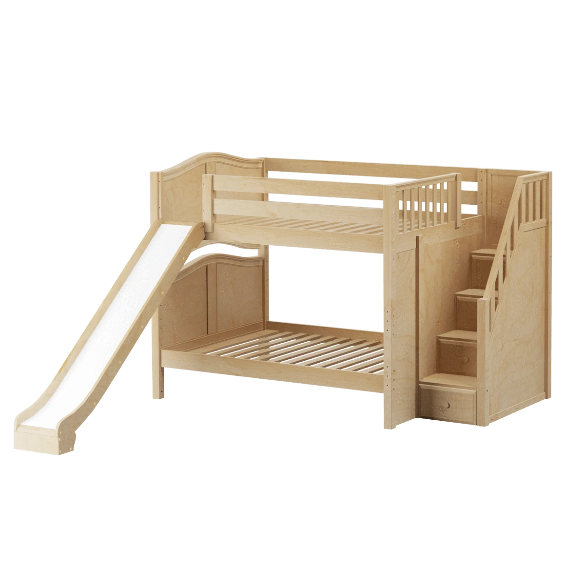 Maxtrix Full Medium Bunk Bed With Stairs + Slide 5 Maxtrix Full Medium Bunk Bed With Stairs + Slide - Image 3