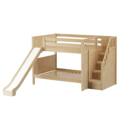 Maxtrix Full Medium Bunk Bed With Stairs + Slide 15 Maxtrix Full Medium Bunk Bed With Stairs + Slide -Babyletto Store CELEBRATE NP