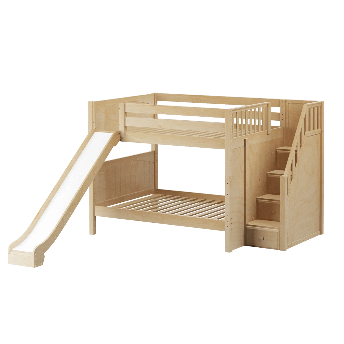 Maxtrix Full Medium Bunk Bed With Stairs + Slide 6 Maxtrix Full Medium Bunk Bed With Stairs + Slide - Image 4