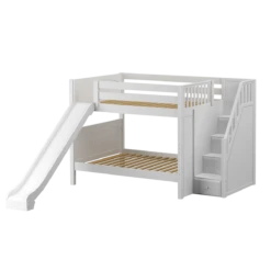 Maxtrix Full Medium Bunk Bed With Stairs + Slide 17 Maxtrix Full Medium Bunk Bed With Stairs + Slide -Babyletto Store CELEBRATE WP