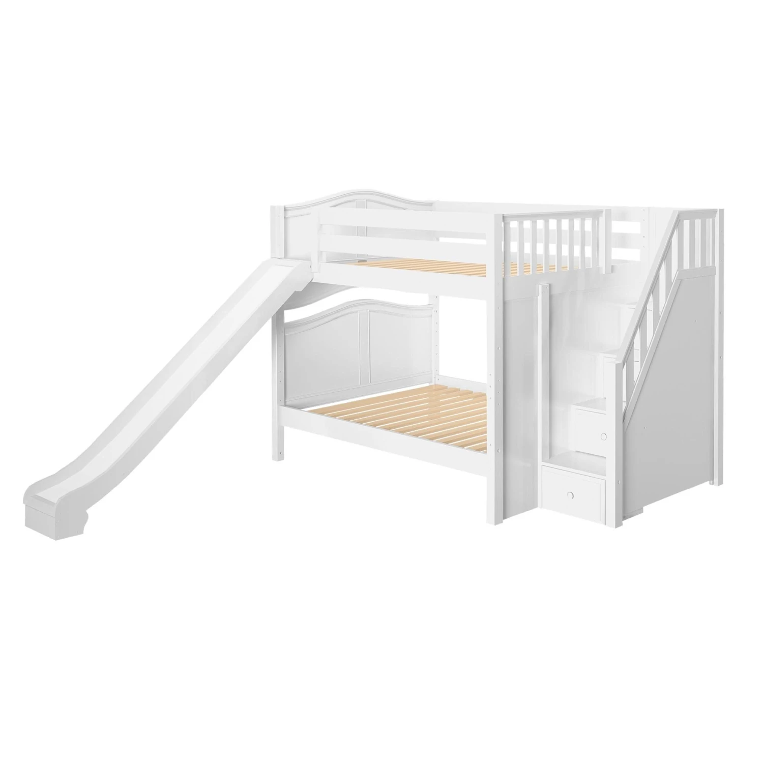 Maxtrix Full Medium Bunk Bed With Stairs + Slide 12 Maxtrix Full Medium Bunk Bed With Stairs + Slide - Image 10