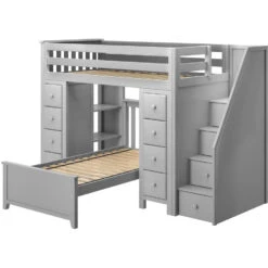 Jackpot Deluxe Chester Staircase Loft Bed Storage + Twin Bed 13 Jackpot Deluxe Chester Staircase Loft Bed Storage + Twin Bed -Babyletto Store CHESTER 2 GL 1024x1024 1