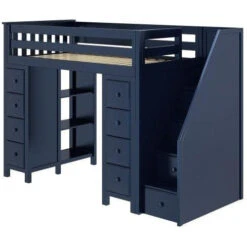 Jackpot Deluxe Chester Staircase Loft Bed Storage + Storage -Babyletto Store CHESTER BL v2