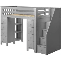 Jackpot Deluxe Chester Staircase Loft Bed Storage + Storage -Babyletto Store CHESTER GL 1 1024x1024 1